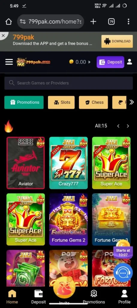 799 PAK Game