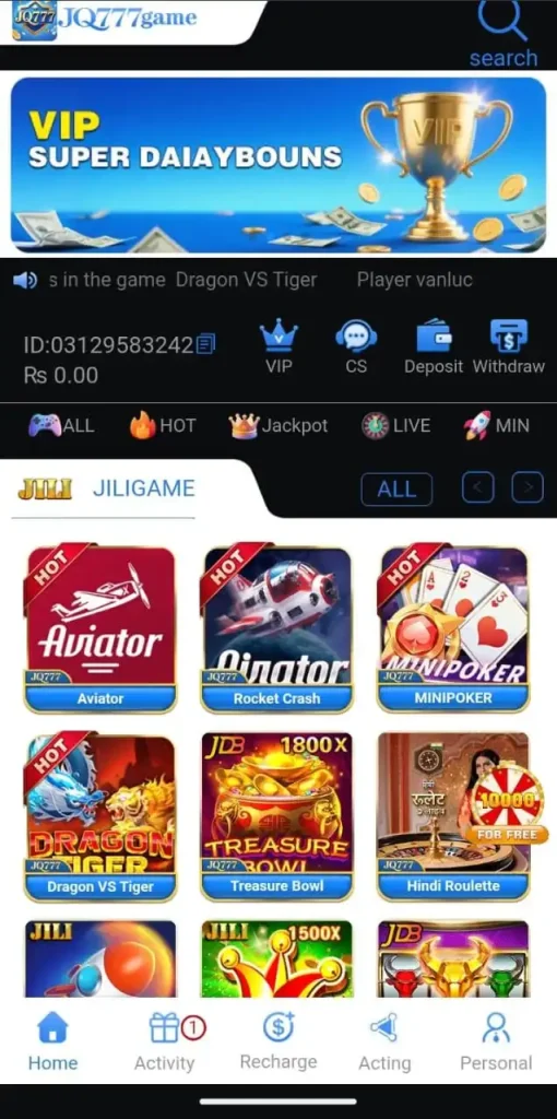 JQ777 Game
