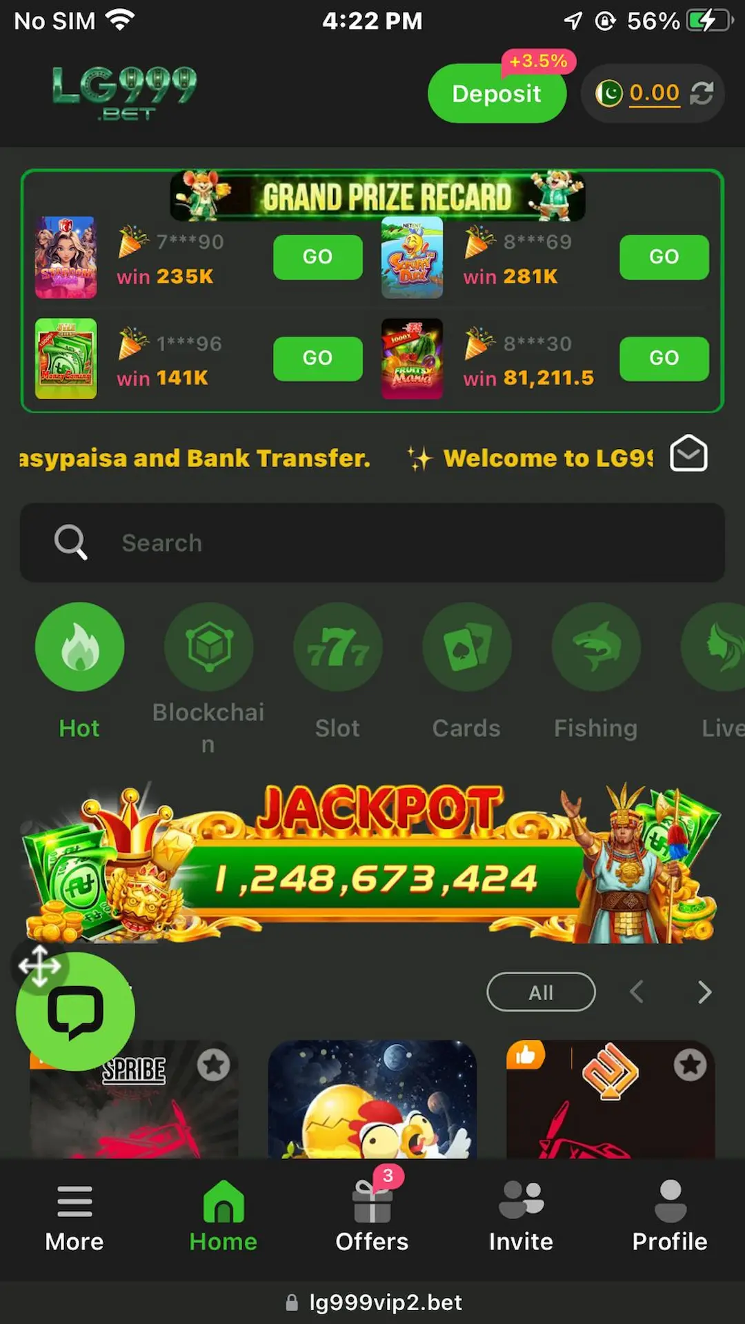 LG999 Game Download APK